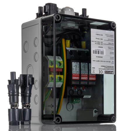 2404298 Phoenix Contact 24 Series Black Polycarbonate Junction Box, IP65, 111 x 130 x 180mm