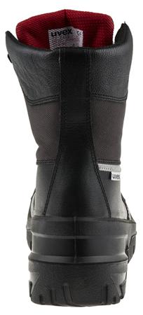 8402244 Uvex Quatro Pro Black ESD Safe Steel Toe Capped Mens Ankle Safety Boots, EU 44