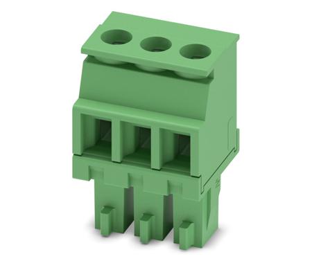 1827130 Phoenix Contact, 3.81mm Pitch, MCVR 1.5/ 3-ST-3.81, 3 Way, , Pluggable Terminal Block, Plug, Cable Mount, Screw