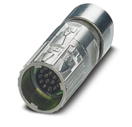 1629007 Phoenix Contact Cable Mount Industrial Circular Connectors, 17 Contacts, 17 mm Connector, Socket