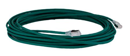 RJ45C6AGN-10-0M HellermannTyton Connectivity RJ45C6AGN-10.0M, Cat6a RJ45 to RJ45 Ethernet Cable, S/FTP, Green, 10m