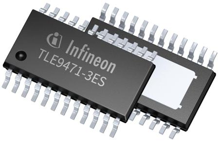 TLE9471ESV33XUMA1 Infineon , CAN Transceiver 5Mbps ISO 11898, 24-Pin TSDSO