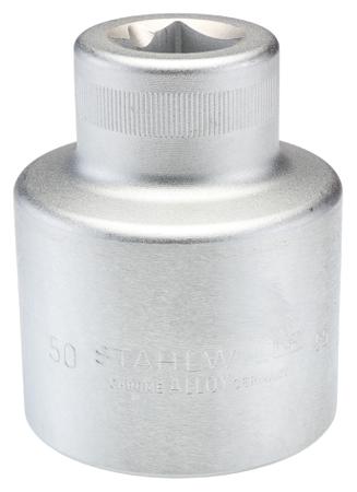 05010050 STAHLWILLE 3/4 in Drive 50mm Standard Socket, 6 point, 80 mm Overall Length