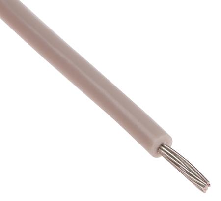 873-9945 RS PRO White 0.2mm² Hook Up Wire, 24 AWG, 11/0.16 mm, 100m, PVC Insulation