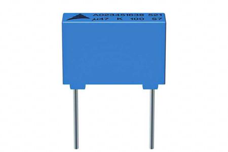 B32521C1104K000 EPCOS 100nF Polyester Capacitor PET 63 V ac, 100 V dc ±10% Through Hole