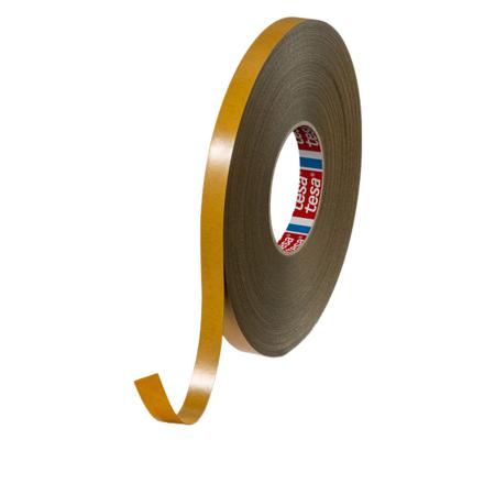 04976-00082-00 Tesa  Black Double Sided Tape, 0.54mm Thick, 12 N/cm, Polyurethane Backing, 15mm x 50m
