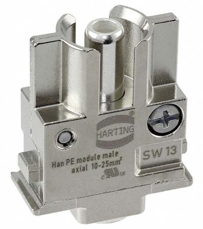 09140012632 HARTING Heavy Duty Power Connector Module, Male, Han-Modular Series, 1 Contacts
