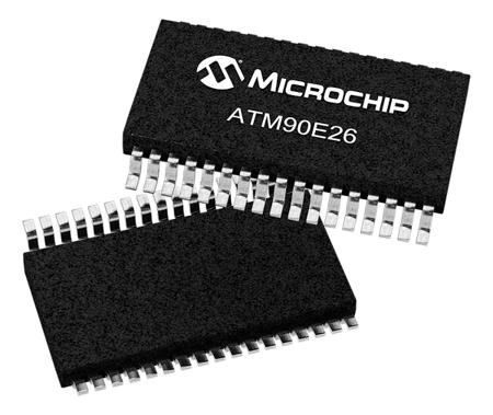 ATM90E26-YU-B Microchip  Energy Measurement IC, 16 bit, 28-Pin SSOP
