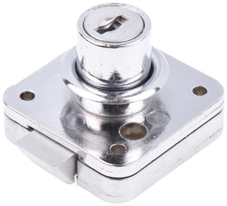 5883502 Euro-Locks a Lowe & Fletcher group Company Slam Lock, 21.1mm Panel-to-Tongue, 16.5mm Cutout, Key Unlock