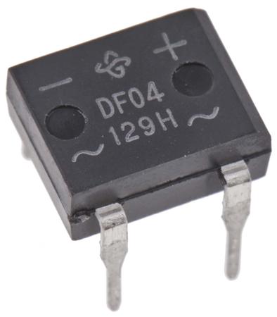 DF04M-E3/45 Vishay Bridge Rectifier, 1A, 400V, 4-Pin