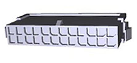 2-794615-4 TE Connectivity Micro MATE-N-LOK Series 3mm Pitch 24 Way 2 Row Male Straight Crimp Connector Housing