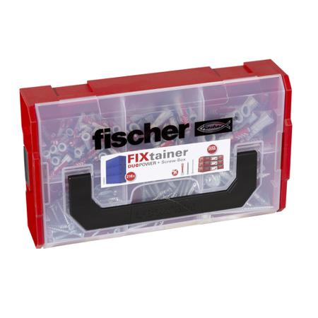 536161 Fischer Fixings -  - Duopower FIXtainer box contains 210 Wall Plug