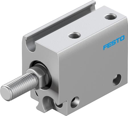 ADN-S-10-10-A Festo Pneumatic Compact Cylinder 10mm Bore, 10mm Stroke, ADN Series, Double Acting