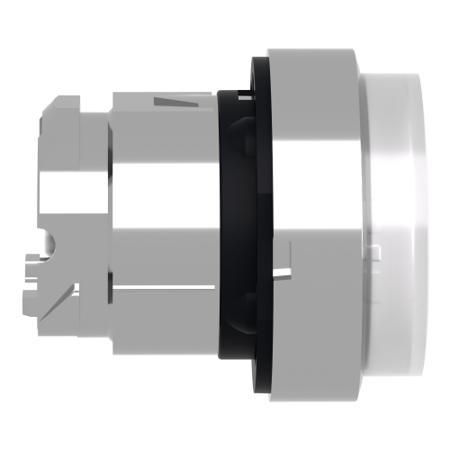 ZB4BH13 Schneider Electric XB4 Series, White Push Button Head, Push Push, 22mm Cutout
