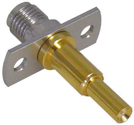 MS-156-HRMJ-3 Straight 50Ω RF Adapter SMA Plug to MS-156 Jack 0 → 6GHz
