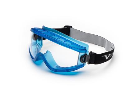 619.02.01.00 Univet 619 PC, Scratch Resistant Anti-Mist Safety Goggles with Clear Lenses