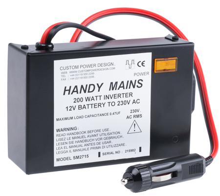 SM2715 Custom Power Design Quasi Sine Wave 200W Power Inverter, 11 → 15V dc Input, 230V ac Output