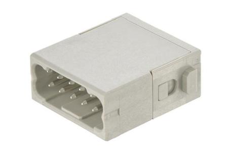 09140125001 HARTING Heavy Duty Power Connector Module, 10A, Male, Han-Modular Series, 12 Contacts
