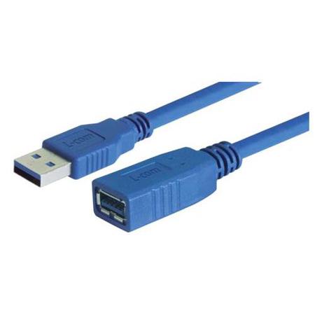 CAU3AX-03M L-Com USB 3.0, Male USB to Female USB A, 300mm