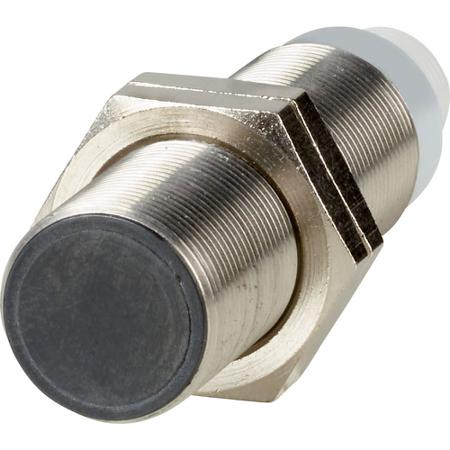 197714-E57G-18SNN8-Q Inductive Barrel Proximity Sensor, M18 NO, 48 V