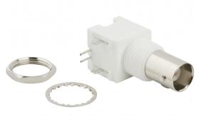 031-5431-10RFX Amphenol RF BNC Series, Jack PCB Mount BNC Connector, 50Ω, Through Hole Termination, Right Angle Body