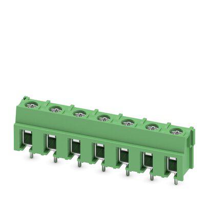 1988150 Phoenix Contact PT Series PCB Terminal Block, 7-Contact, 7.5mm Pitch, PCB Mount, 1-Row, Screw Termination