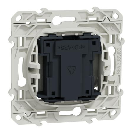 S520496 Schneider Electric White, 1 Gang, Odace