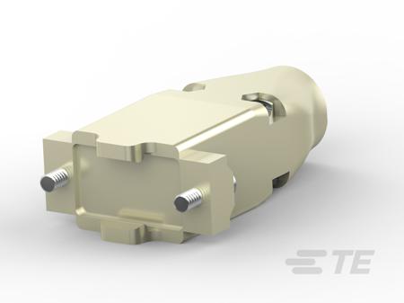 5745854-1 TE Connectivity 57458 Series Thermoplastic D Sub Backshell, 9 Way, Strain Relief