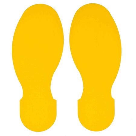 104409 Brady Polyester Social Distancing Floor Mat Ground Marking Floor Sign, Self-Adhesive