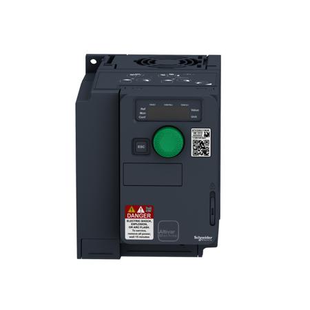 ATV320U22M2C Schneider Electric ATV320 Variable Speed Drive 2.2 kW with EMC Filter, 1-Phase In, 230 V ac, 24 A @ 200 V ac