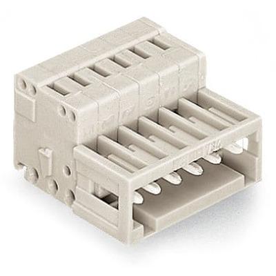 734-302-1 WAGO, 3.5mm Pitch, 734, 2 Way, Pluggable Terminal Block, Feed Through Plug, Cable Mount, Cage Clamp Termination,