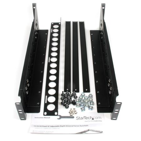 UNIRAILS3U StarTech.com Rail, 420mm Depth, 3U, 45kg Max Load