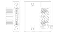 1-1589469-2 TE Connectivity, Nanonics 25 Way Board Mount Connector ReceptacleWhite, Socket Contacts