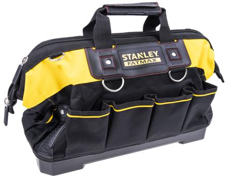 1-93-950 Stanley FatMax 600 Denier Fabric, Leather Holdall with Shoulder Strap