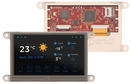 gen4-uLCD-43DT-HR 4D Systems  TFT LCD Colour Display / Touch Screen, 7in, 800 x 480pixels
