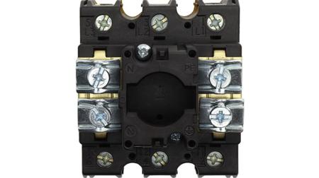 031607-P3-63-EA-SVB Eaton 3 Pole Flush Mount Non Fused Isolator Switch - 63A Maximum Current, 30kW Power Rating, IP65