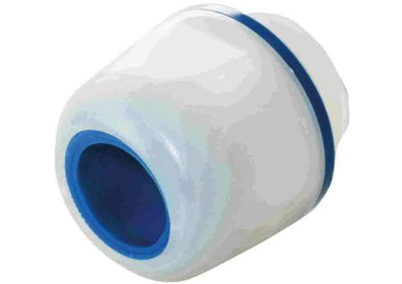 19155235197 HARTING HAN CGM-P F+B Series White Polyamide Cable Gland, M25 Thread, 13mm min., 16mm max., IP67, IP69