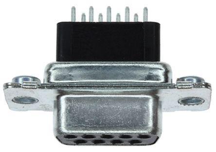 5747190-2 TE Connectivity AMPLIMITE HD-20 Series, 9 Way Through Hole PCB D-sub Connector Socket, 2.74mm Pitch