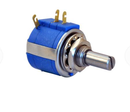 708-712 RS PRO Precision Potentiometer 3-Turns 1-Gang Panel Mount