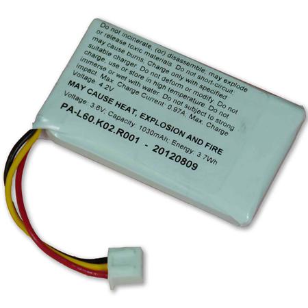 BATT-EZTEXT-2 RF Solutions 3.7 V Lithium-Ion Lithium Rechargeable Battery, 980 mAH - Pack of 1