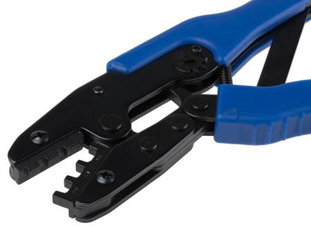 125-1965 RS Pro Crimping Tool for Crimping Closed End Connectors, Heat Shrinkable Terminals, 22AWG to 10AWG