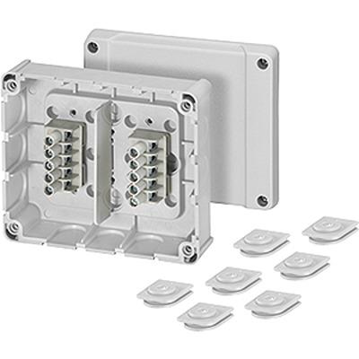 DP 9222 HENSEL DP Series Grey Polystyrene Junction Box, IP54, 2 Terminals, 49 x 139 x 119mm