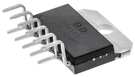OPA549T Texas Instruments, Operational Amplifier, 900 kHz, 11-Pin 30 V TO-220