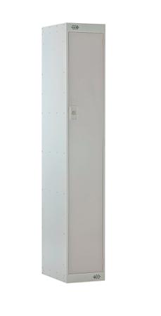 213-719 RS PRO 1 Door Steel Light Grey Storage Locker, 1800 mm x 450 mm x 450mm