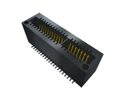 MEC1-150-02-S-D-A Samtec MEC1 Series Vertical Female Edge Connector, Surface Mount, 1mm Pitch, 1-Row