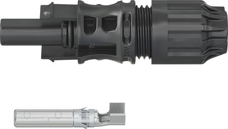 32-0320P0010 MC4-Evo 2 Series, Female, Panel Mount Solar Connector, Cable CSA, 4mm², Rated At 45A, 1.5 kV PV-KBT4