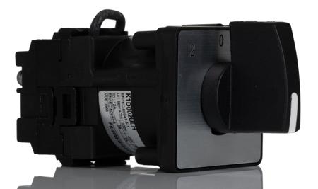 K1D002ULH 2 positions 45 °, 315 ° Rotary Cam Switch, 690 V ac, 5.6 A @ 230 V ac, Handle