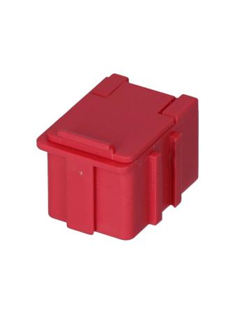 8150007 Licefa 1 Cell Red SB Compartment Box, 21mm x 21.8mm x 29.4mm
