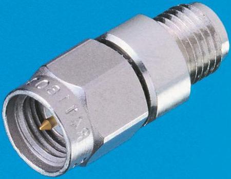 R411820124 50Ω RF Attenuator Straight SMA Connector SMA Plug to Socket 20dB, Operating Frequency 6GHz