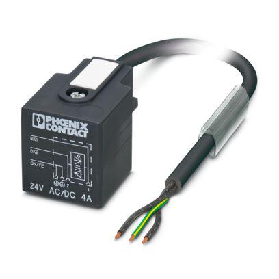 1453371 Phoenix Contact Straight 3 way Valve Connector Sensor Actuator Cable, 1.5m